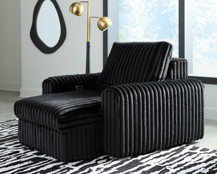 Carnon Onyx 50" Power Gliding Chaise with USB Charging