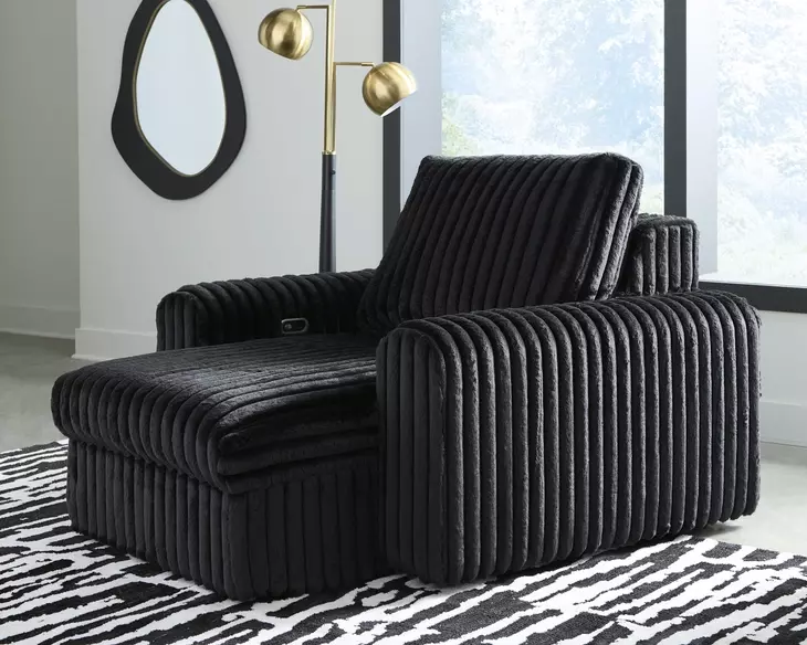 Chalmers Onyx 50" Power Gliding Chaise with USB Charging