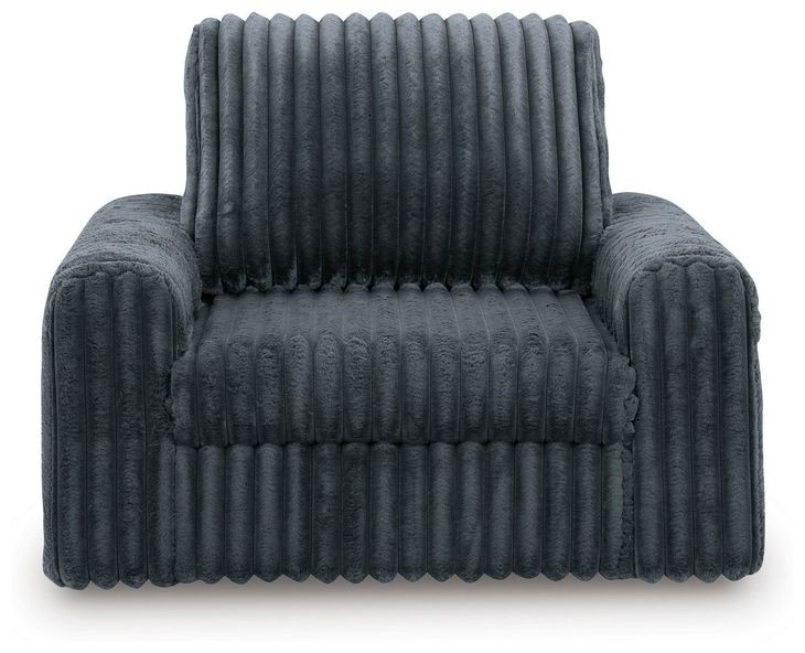Carnon Gunmetal 50" Power Gliding Chaise with USB Charging