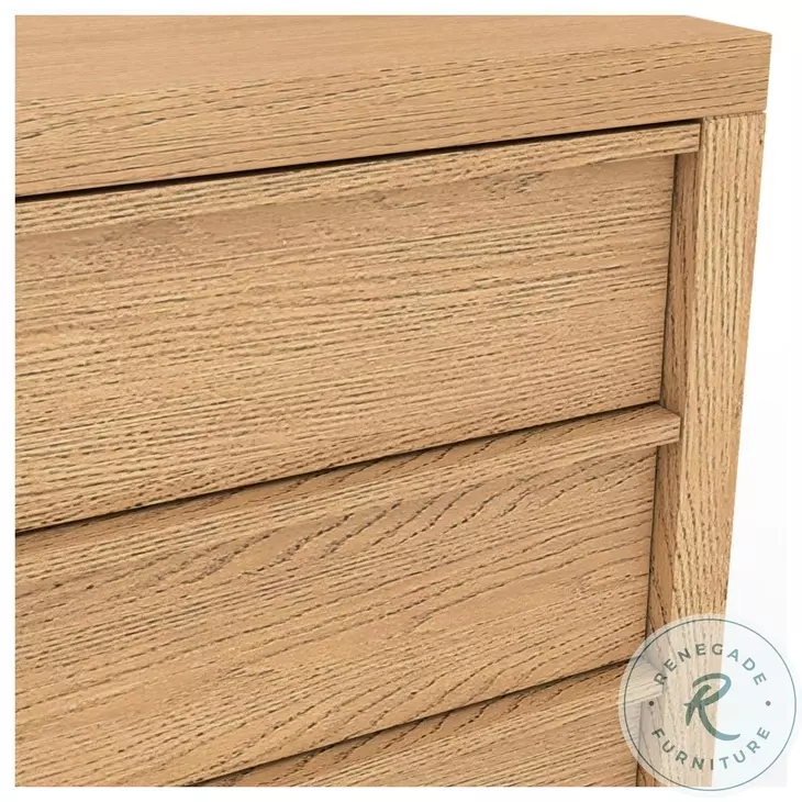Flo Natural 6 Drawer Dresser