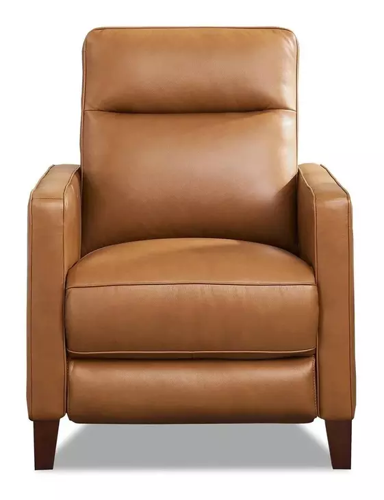 Arden Cognac Leather Zero Gravity Power Recliner with Power Headrest and USB Charging