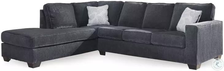 Altari Slate 2 Piece Sleeper Sectional with LAF Chaise