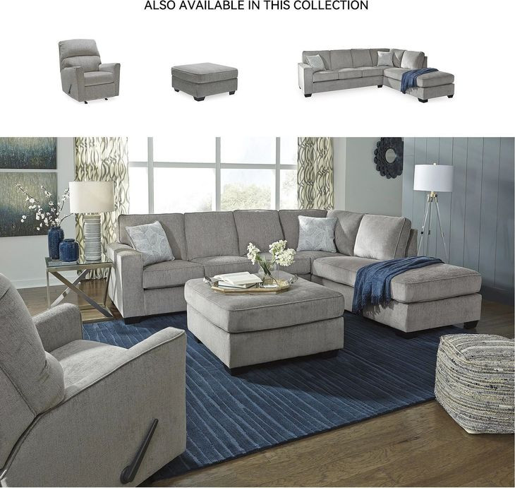 Altari Alloy Oversized Accent Ottoman