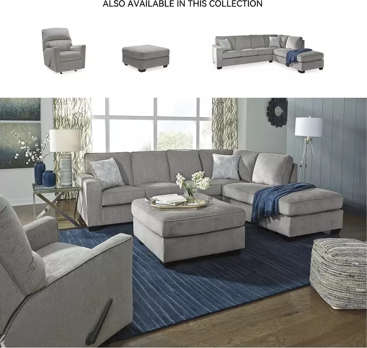 Altari Alloy Oversized Accent Ottoman