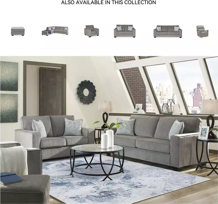 Altari Alloy Ottoman