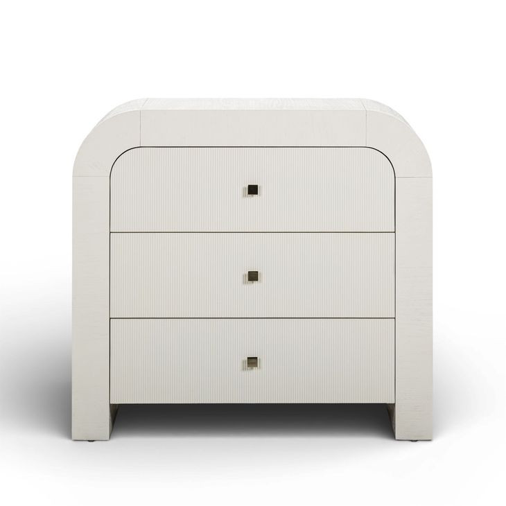 Hump White Arched 3 Drawer Chest