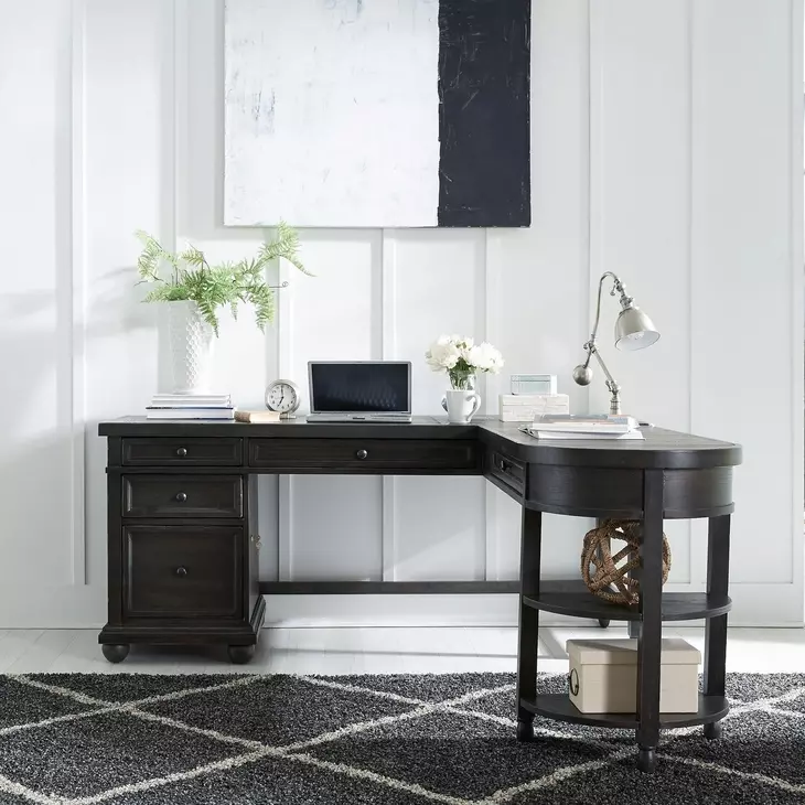 Autumn Haven Chalkboard 3 Piece Desk Set with USB Charging