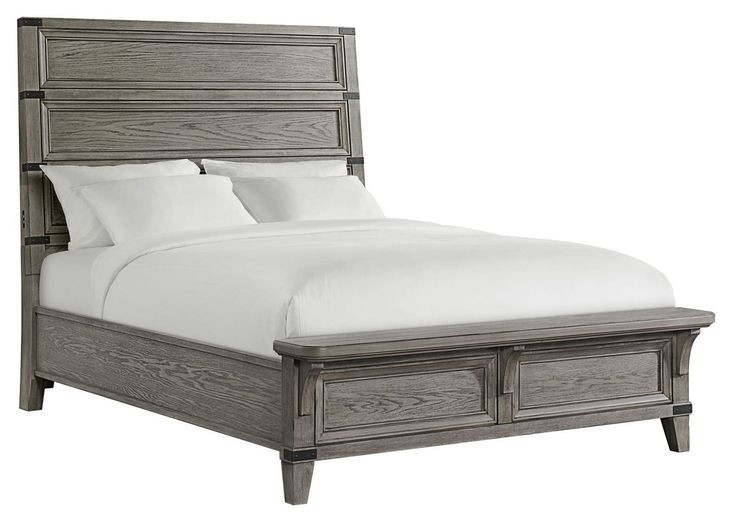 Forge Brushed Steel Panel Bedroom Set