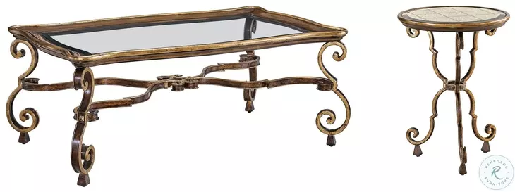 Aria Bronze Occasional Table Set