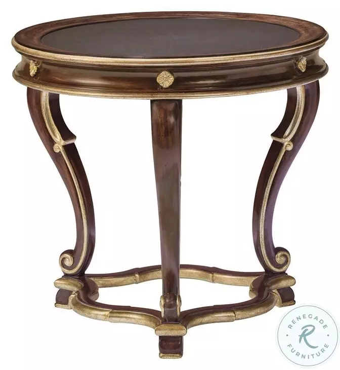 Majorca Mahogany Wood End Table