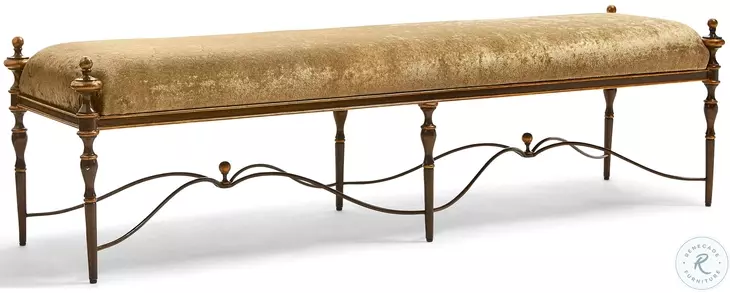Majorca Morgan Glaze Copper Bench