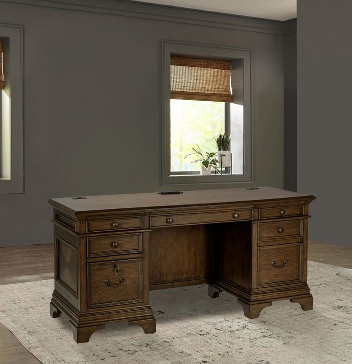 Hartshill Burnished Oak Credenza