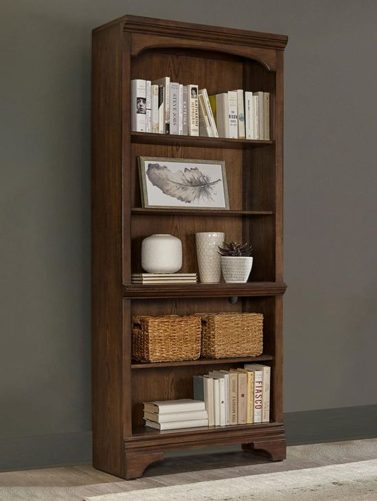 Hartshill Burnished Oak Bookcase