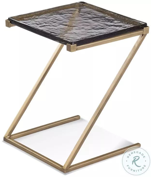 Corina Gold And Cast Glass Scatter Table