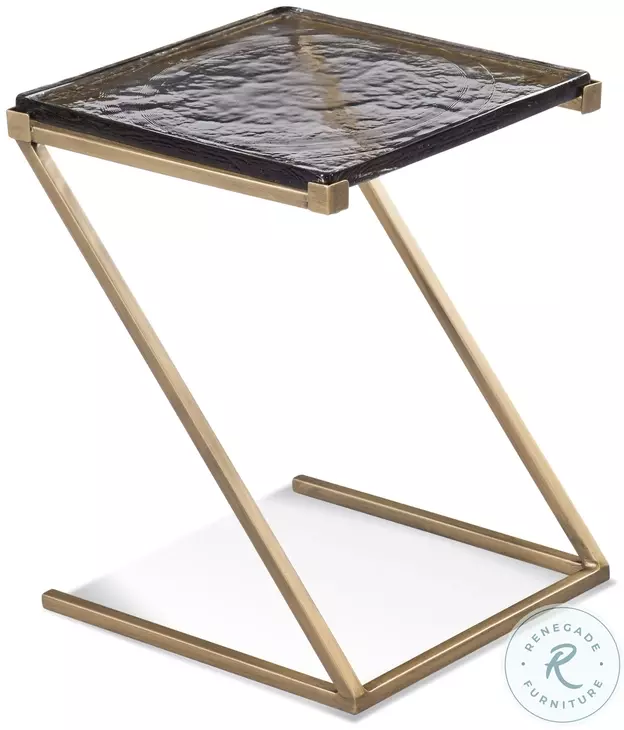 Corina Gold And Cast Glass Scatter Table