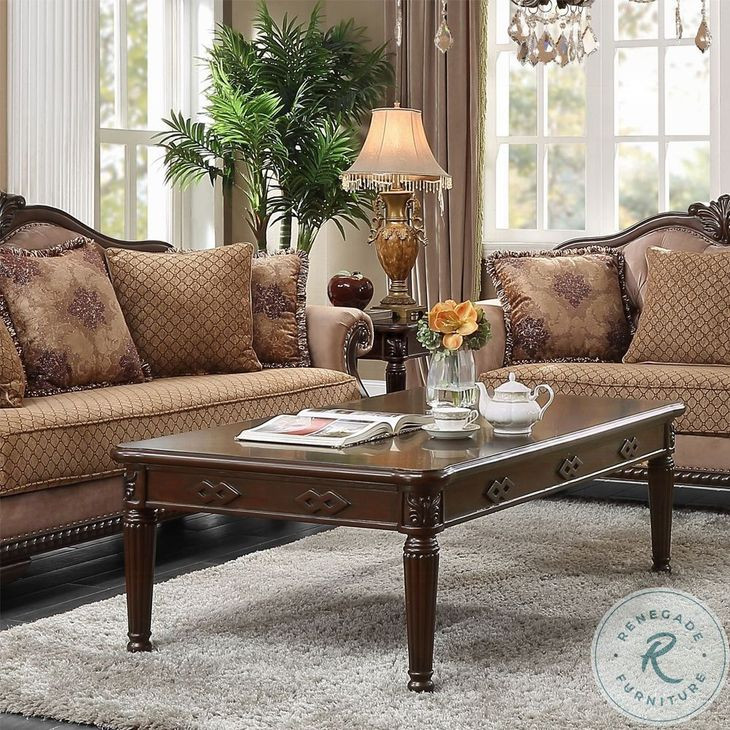 Chateau De Ville Espresso Rectangular Coffee Table