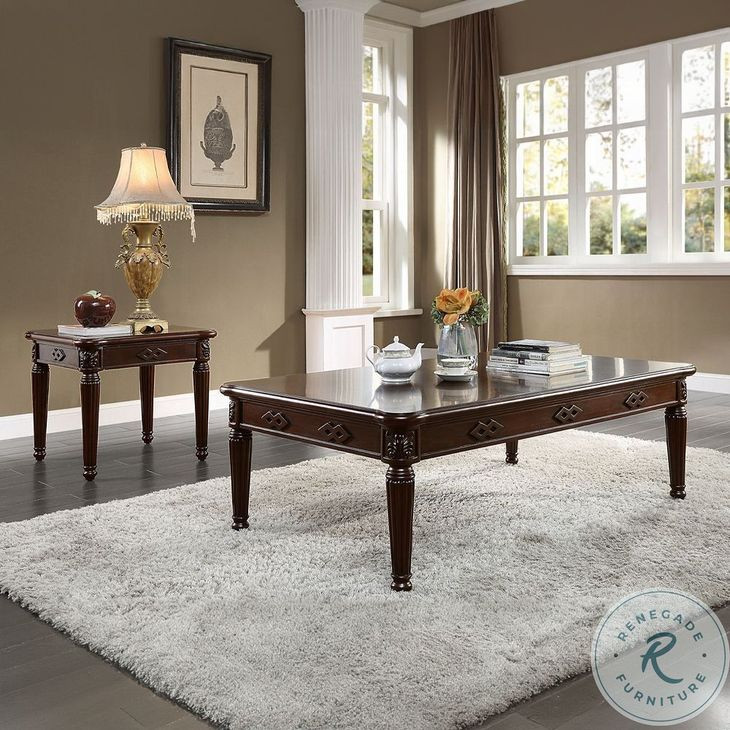 Chateau De Ville Espresso Rectangular Coffee Table