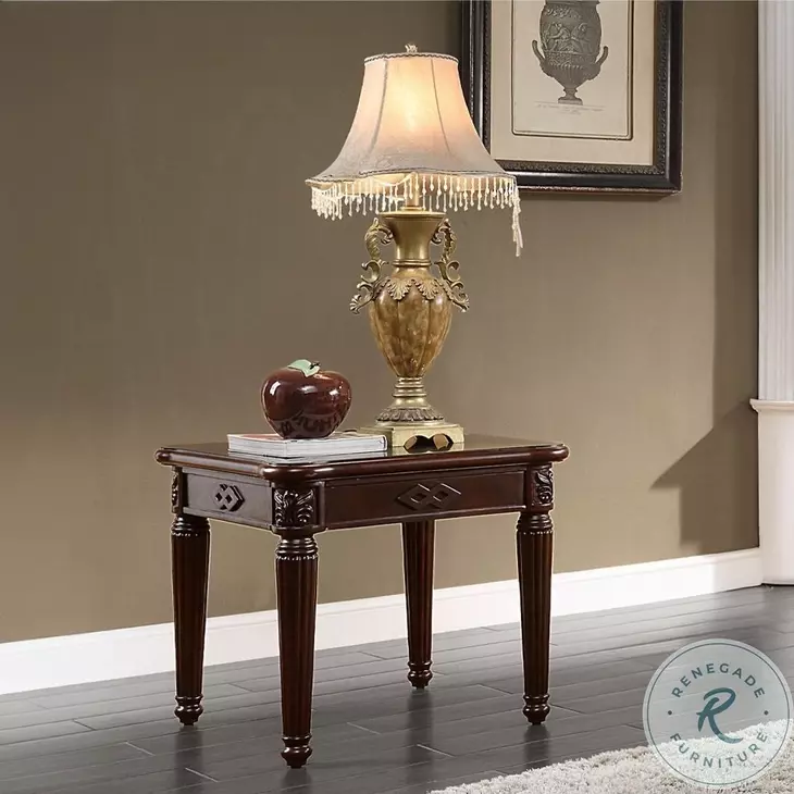 Chateau De Ville Espresso Square End Table