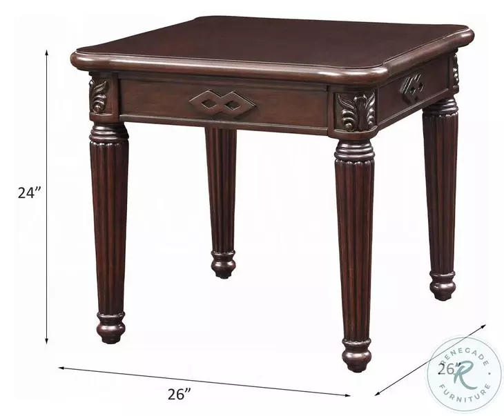 Chateau De Ville Espresso Rectangular Occassional Table Set