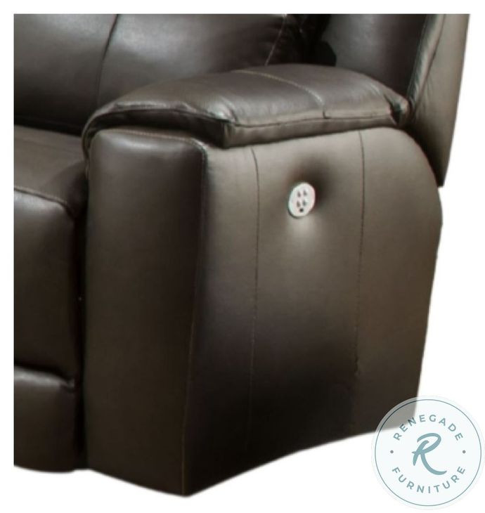 Dazzle Maximus Fossil Power Reclining 6 Piece Sectional with Power Headrest