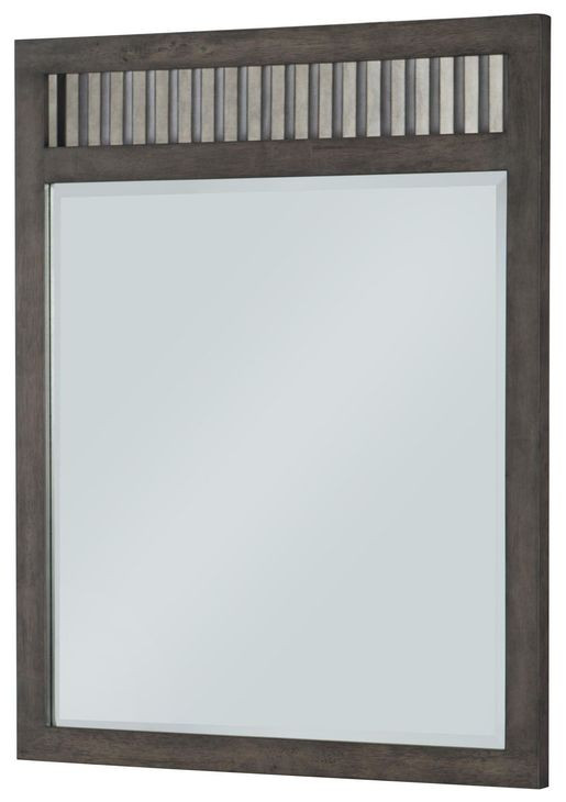 Bunkhouse Aged Barnwood Rectangular Dresser Mirror