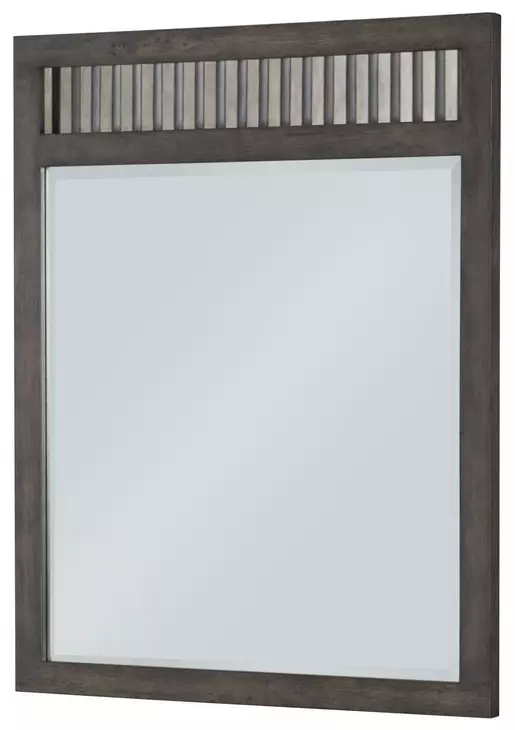 Bunkhouse Aged Barnwood Rectangular Dresser Mirror