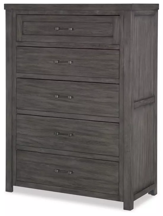 Bunkhouse Aged Barnwood 5 Drawer Chest