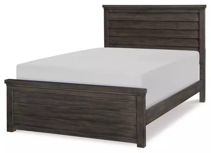 Bunkhouse Aged Barnwood Full Panel Bed