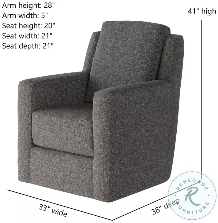 Diva Athens Nickel Swivel Glider