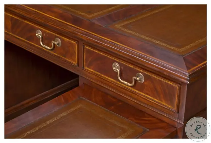 Roosevelt Crotch Mahogany Desk