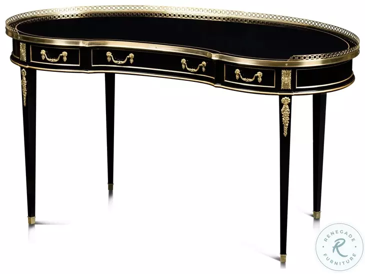 Lady's Eclipse Ebonized Kidney Desk