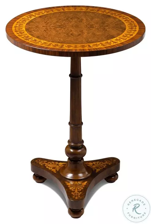Taylor Burl Walnut Occasional Table