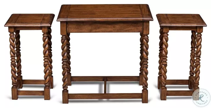 Serpentine Hand Planed Heavily Nesting Tables