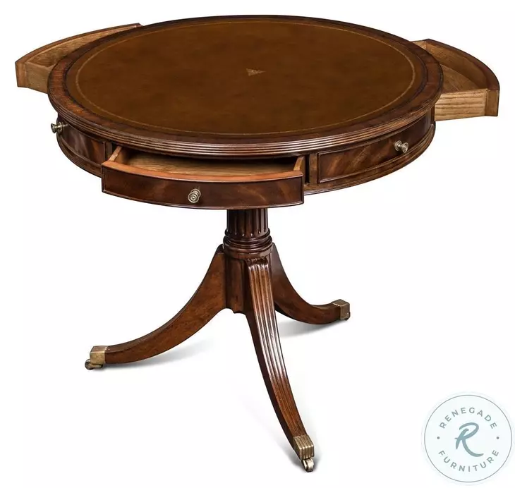 Flank Crotch Mahogany Occasional Table