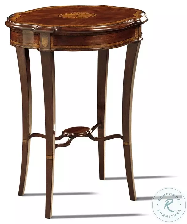 Foal Crotch Mahogany End Table