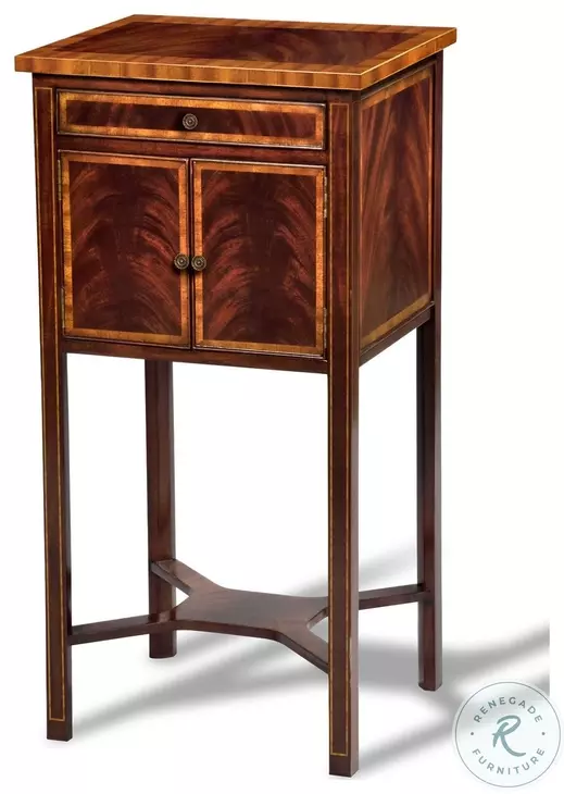 Vivian Crotch Mahogany Nightstand