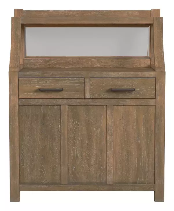 Flex Sandbar Oak Server with USB Charging