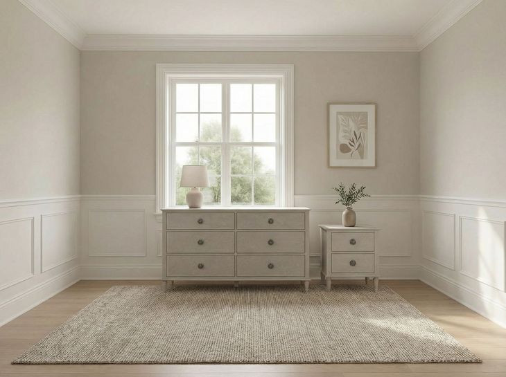 Zest White 2 Drawer Nightstand