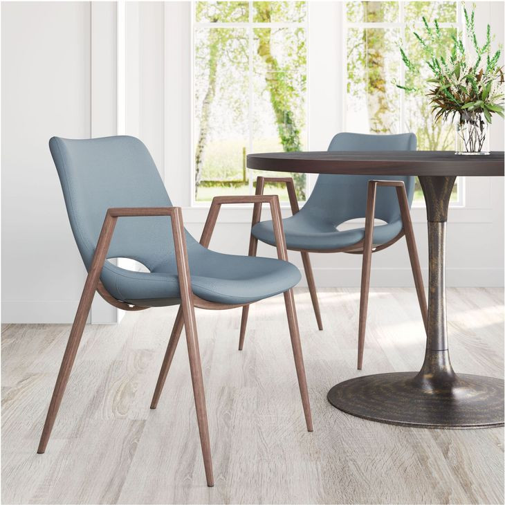 Desi Gray Dining Chair Set Of 2