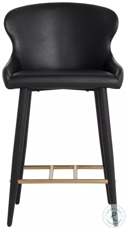 Cascade Bravo Black Counter Height Stool