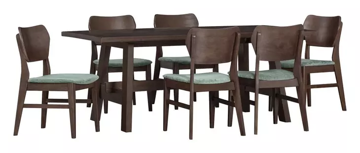 West End Saddle Brown Rectangular Lodge Dining Room Set