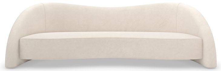 Movement Ivory Performance Fabric 105" Sofa
