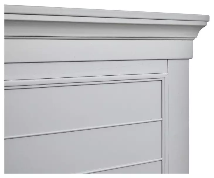 Harborwick Harbor Gray King Panel Bed