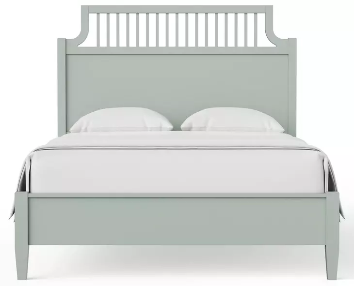 Pure Maple Sage King Garden Panel Bed