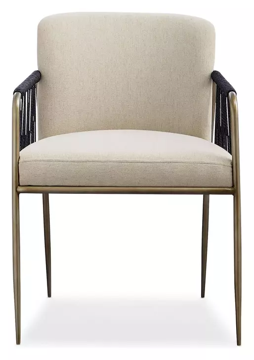 Remix Woven Oatmeal Upholstered Dining Chair