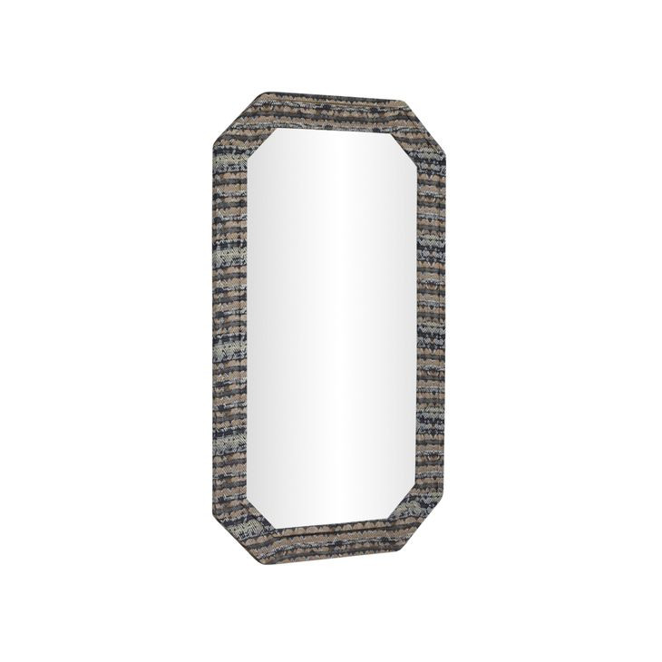 Charlene Apex Print Rectangular Wall Mirror