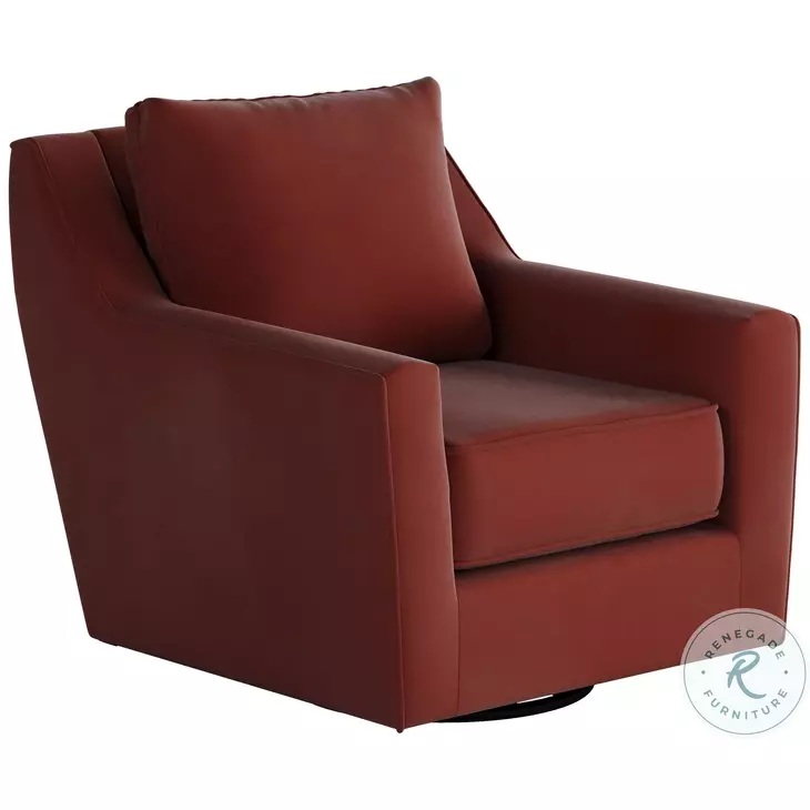 Bella Rouge Recessed Arm Swivel Glider Chair