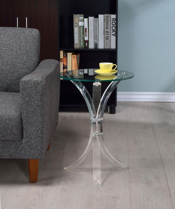 Emmett Clear Accent Table