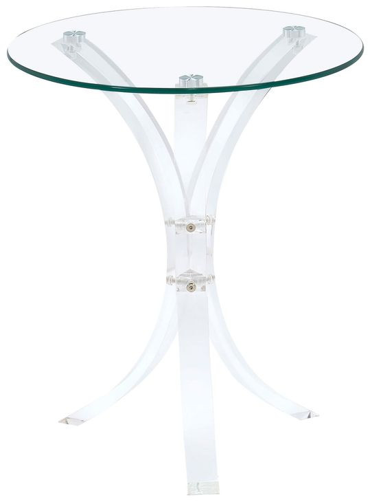 Emmett Clear Accent Table