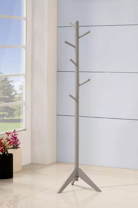 Devlin Grey 6 Hooks Coat Rack